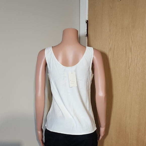 a new day Cream Women's Tank Top - Picture 3 of 5
